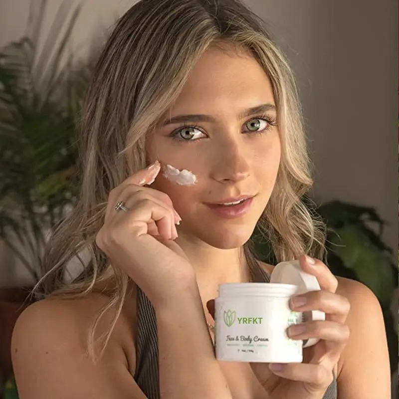 Crema Facial Hidratante Aloe Vera Antiarrugas y Aclarante
