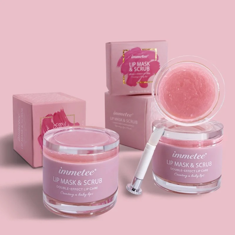 Bálsamo Labial 2 en 1 con Exfoliante y Mascarilla Nocturna