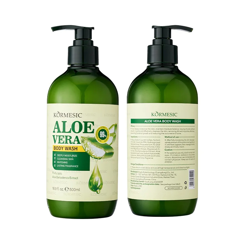 Jabón Líquido Corporal Kormesic Aloe Vera – 500 ml
