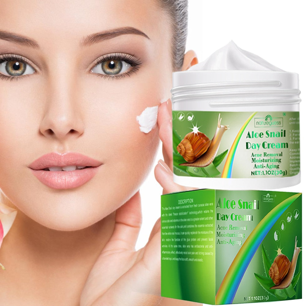 Crema Facial Retinol Caracol Aloe Antiarrugas y Aclarante