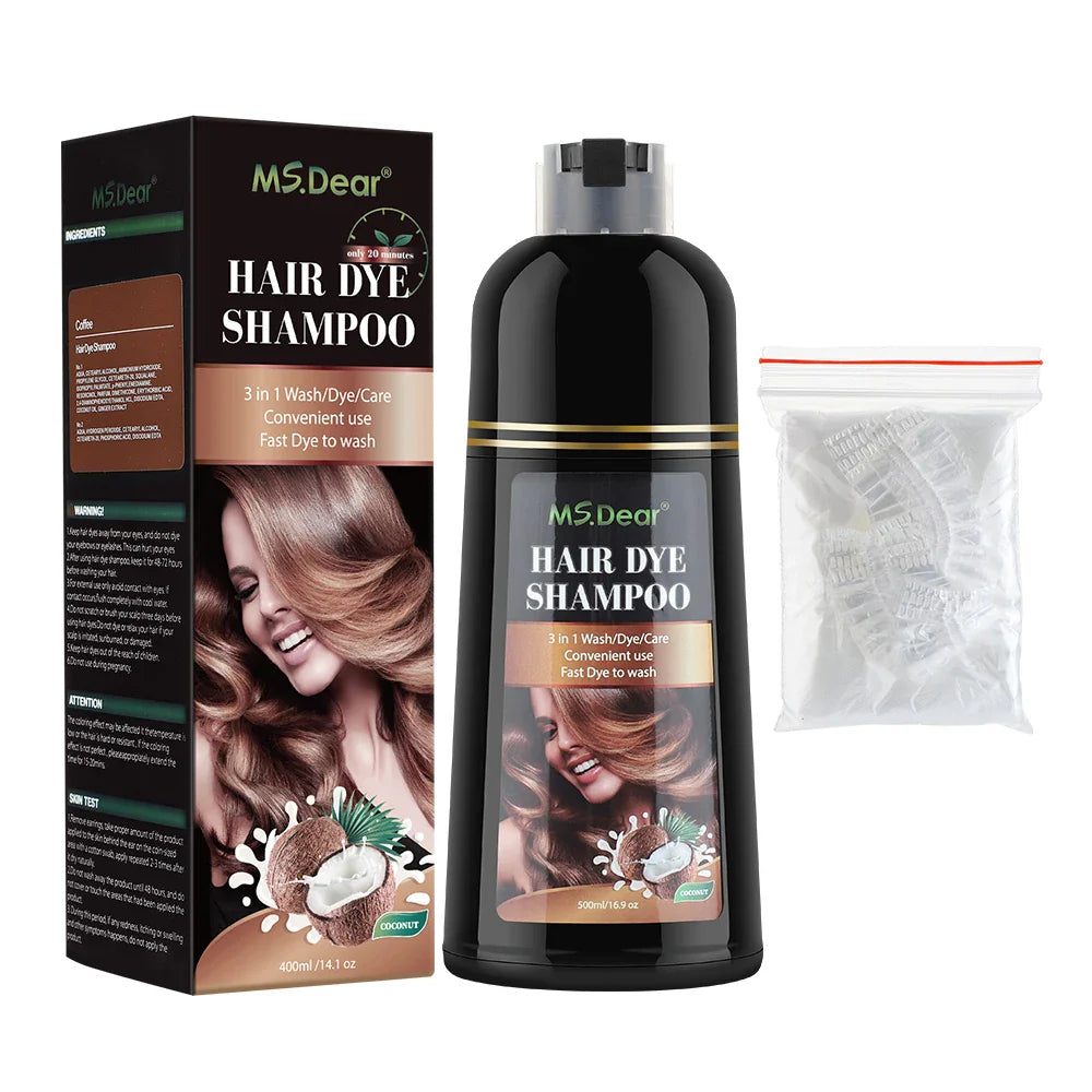 Champú Natural para Cubrir Canas – 500 ml