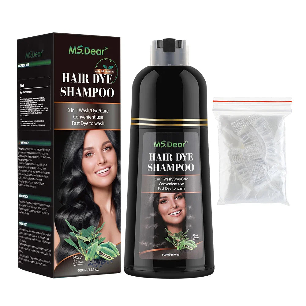 Champú Natural para Cubrir Canas – 500 ml