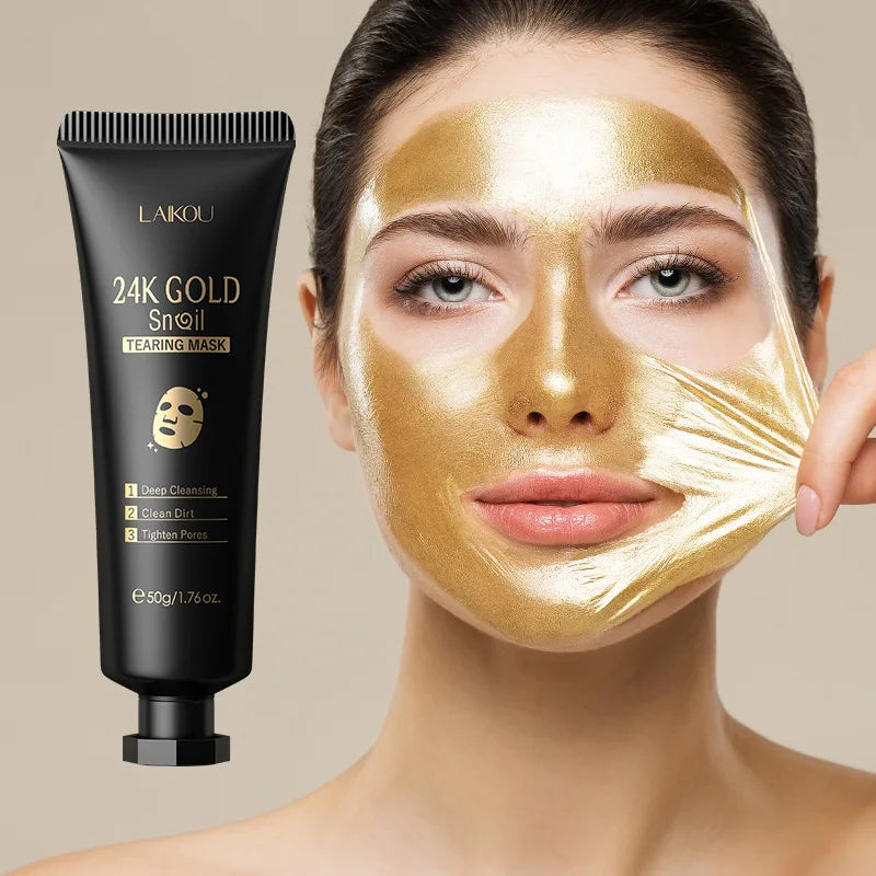 Mascarilla Facial Peeling de Colágeno y Oro 24K